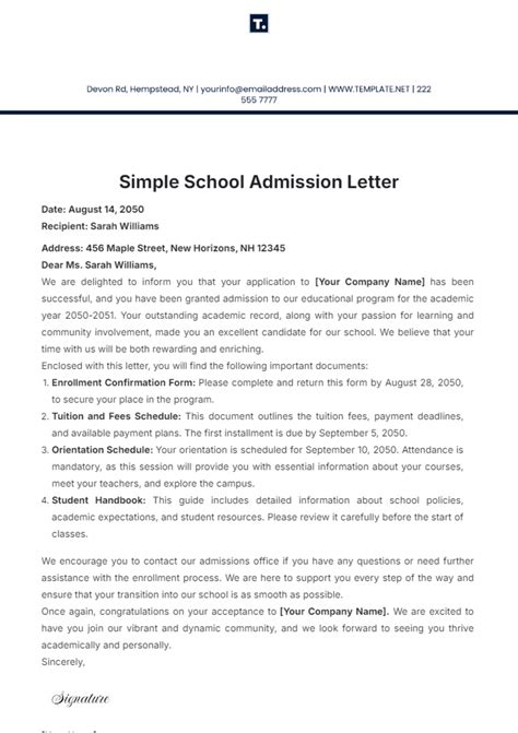 Examples Of College Admission Letters Free Printable College Rejection