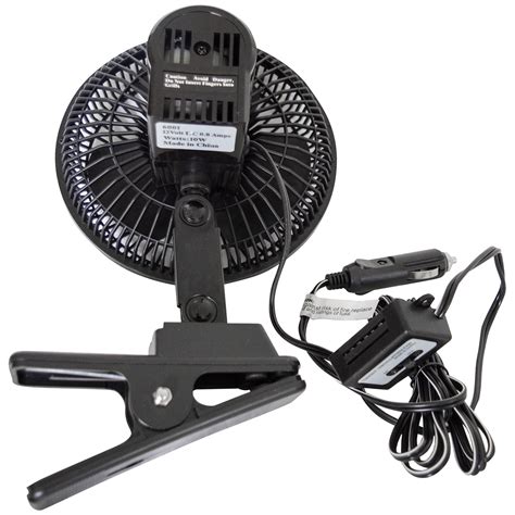 Buy Auto Drive 12V Car Clip-On Fan, Black at Ubuy India