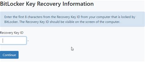 Image result for Recovery Mode BitLocker Key