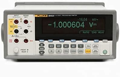 Fluke 8845A 120V 6.5 Dual Digital Display Precision Multimeter, 35 PPM ...