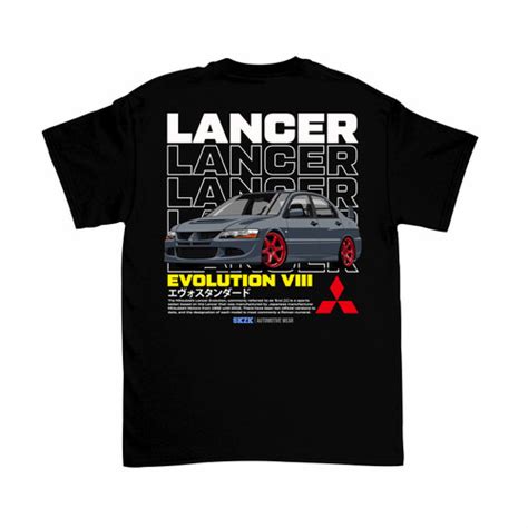 Jual SAKAZUKI Kaos Baju Anak Mobil Mitsubishi LANCER EVO 8 JDM Kaos ...