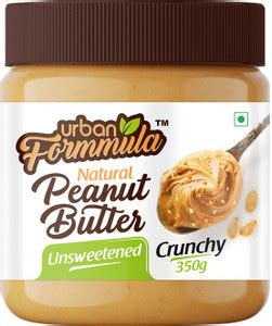 Urban Formmula Unsweetened Peanut Butter (Crunchy) With High Protein ...