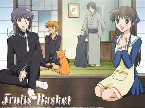 Download Fruits Basket Characters Gathering Wallpaper | Wallpapers.com