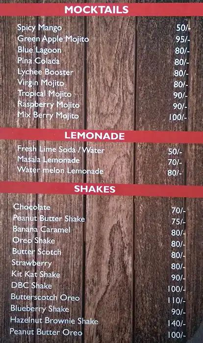 Menu at Gupshup Thikana, Jaipur, Plot No 517, Shop No 1