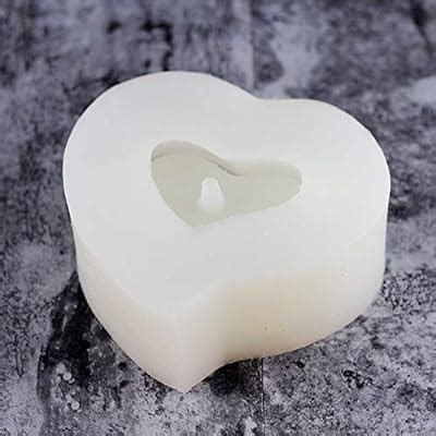 Buy NICOLE Silicone Mold Planter Concrete Flowerpot Mould Heart Shape ...