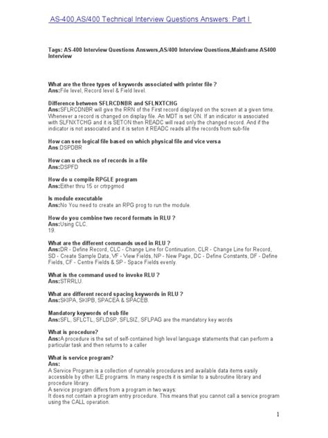 Image result for AS/400 Interview Questions