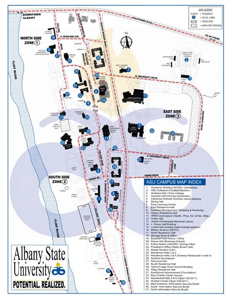 Albany State University Campus Map (2025-2024) - All Maps