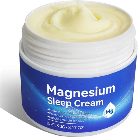 Amazon.com: Magnesium Cream for Sleep 3.17 Oz – Safe and Easy to Absorb, Gentle to The Skin ...