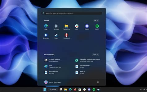 Image result for Windows 11 Pro Start Screen