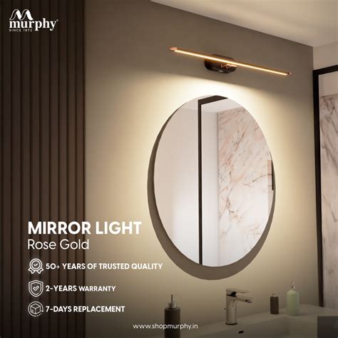 LED Mirror Light – Buy Stylish Mirror Lights Online in India | Murphy ...
