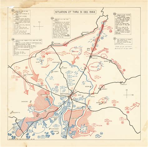 Battle Of The Bulge Wwii Map