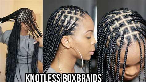 Image result for Knotless Box Braids Tutorial