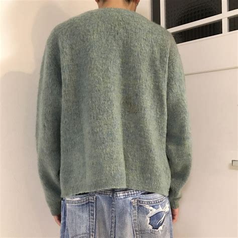 40％割引グレイ系,L【12月スーパーSALE 15%OFF】 60'sビンテージ古着！アメリカ製 jantzen モヘアカーディガン ...