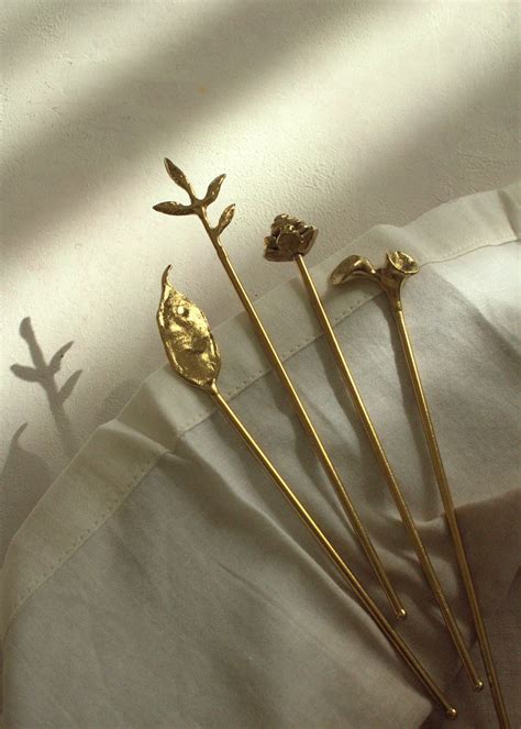 Juniper Brass Cocktail Stirrers - Gado Living Barware