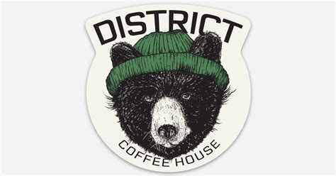 District Beanie Bear by Palmar Creative | Die cut stickers | Sticker ...