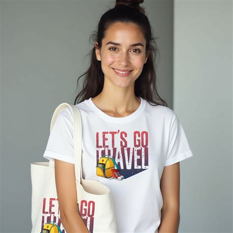 COMBO : LET'S GO TRAVEL T SHIRT + TOTE BAG – Kesari-IN