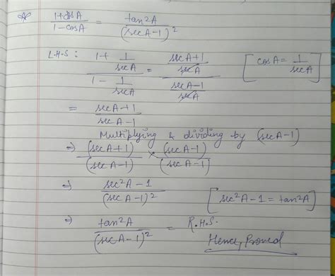 Solve this question by proving it. - Brainly.in