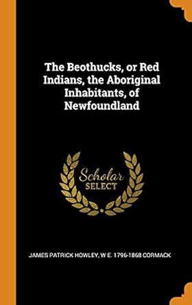 Buy The Beothucks, or Red Indians, the Aboriginal Inhabitants, of ...