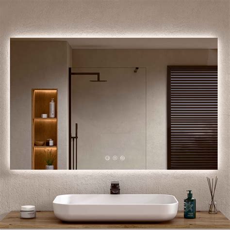 BELLOBATH - Espejo Baño con Luz Led, Luz Ajustable en 3 Colores e ...