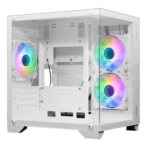 Buy ZEBRONICS MERCURY Premium Gaming Cabinet - White at Best Price in ...