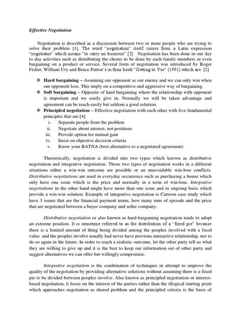 Negotiation 的图像结果