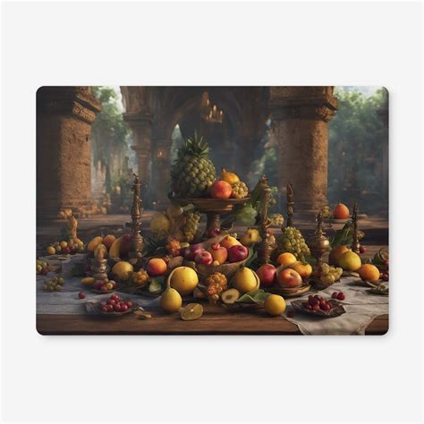 Exotic Fruit - High Gloss Wooden Art Placemats | Artful Expressions