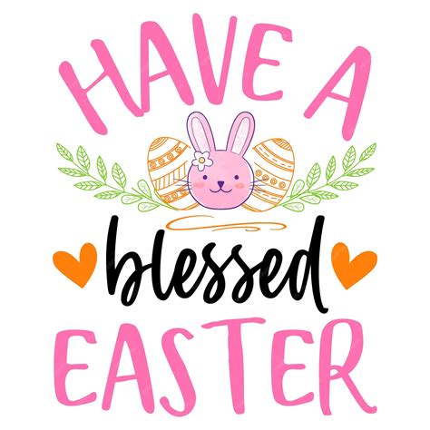 Premium Vector | A poster that says have a blessed easter