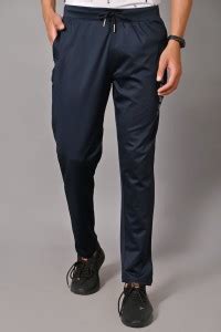 Arbour Solid Men Blue Track Pants - Buy Arbour Solid Men Blue Track ...