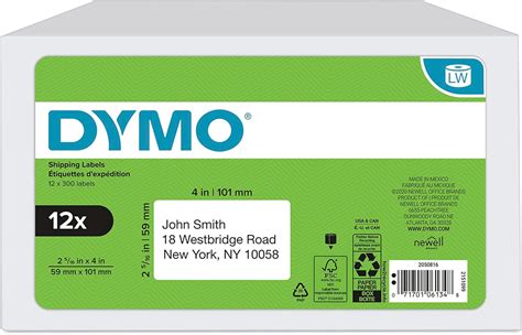 DYMO Authentic LabelWriter Standard Shipping Labels India | Ubuy