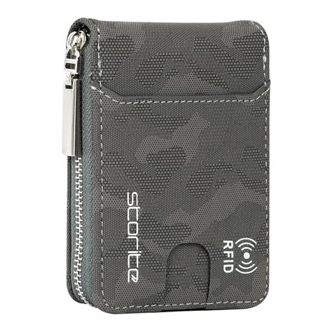 Storite RFID 9 Slot PU Leather Vertical Credit Debit Card Holder Money