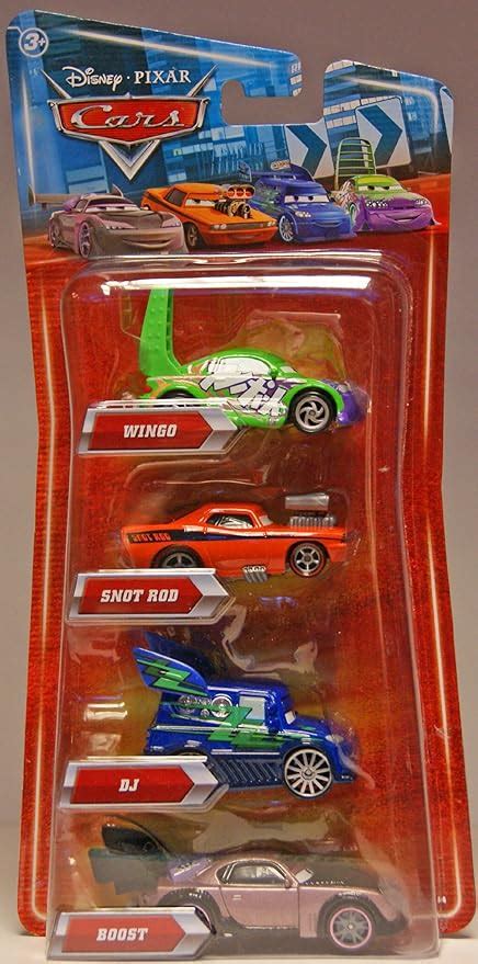 Disney / Pixar CARS Movie Exclusive 155 Die Cast 4Pack DJ, Wingo, Snot ...