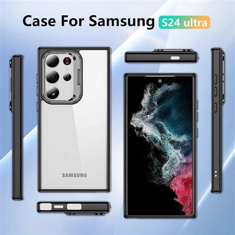 Samsung Galaxy S24 Ultra Camera Metal Stand Shockproof Case – CASESILY