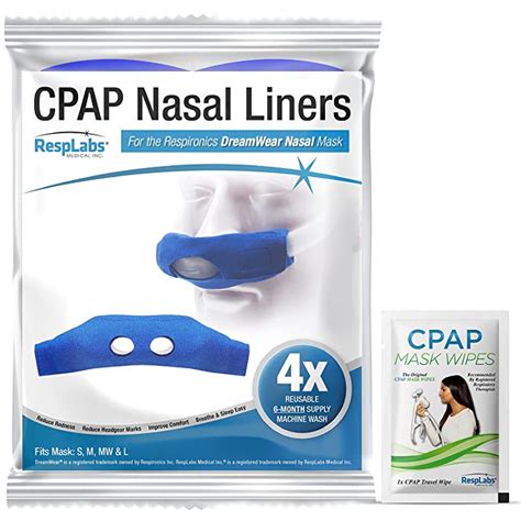 Buy resplabs CPAP Mask Liners - Universally Compatible with Most Nasal ...