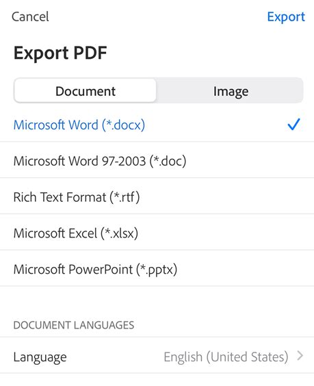 Tiedostojen jakaminen – Acrobat for iOS:n ohje