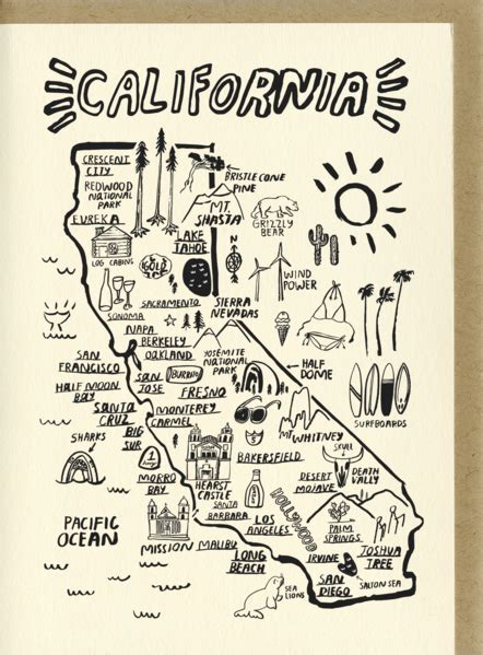 California Map Drawing 的图像结果