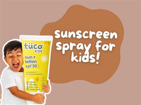 Sunscreen Spray for Kids: How Safe Is It? When Should Parents Use It ...