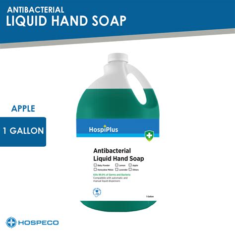 Antibacterial Liquid Hand Soap Lemon Gallon | Antiseptic Disinfectant ...