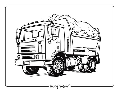 Truck Coloring Sheets