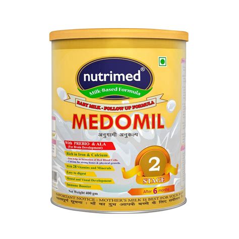 Medomil Stage 2 Infant Milk Formula (6-12 months) - 400gm – Nutrimed ...