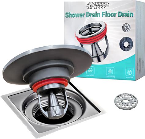 Shower drain backflow preventer, odor-proof drain core, one-way ...