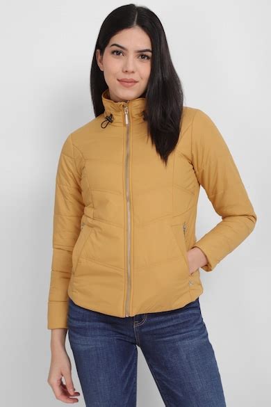 Buy Women Yellow Solid Casual Jacket Online - 952569 | Allen Solly