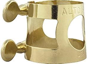Yamaha YAC-1607 Eb Alto Sax Ligature Gold 4C : Amazon.in: Musical ...