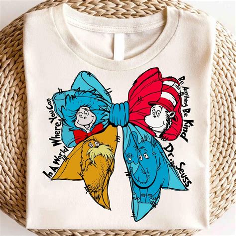 Dr. Seuss Shirt, Dr Seuss Sweatshirt, Coquette Bow Dr Seuss Day Shirt ...