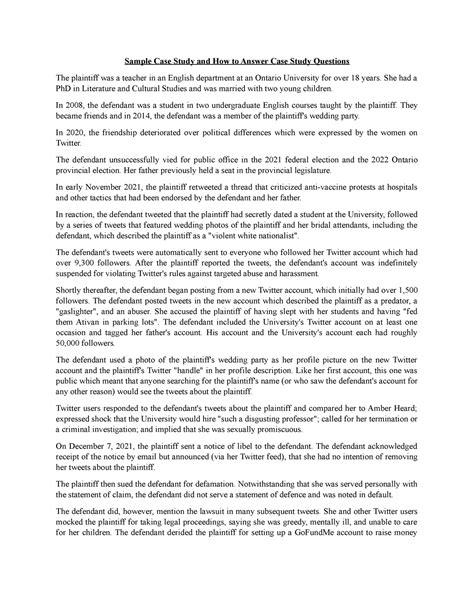 Image result for How to Answer Case Study Questions