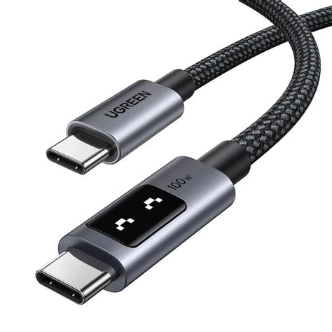 Buy 100W Fast Charging Cable - UGREEN USB C Cable with LED Display ...