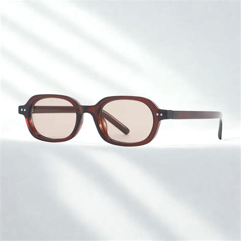 Buy Korean V2 Full Brown Rectangle Sunglasses in India at Best Price ...