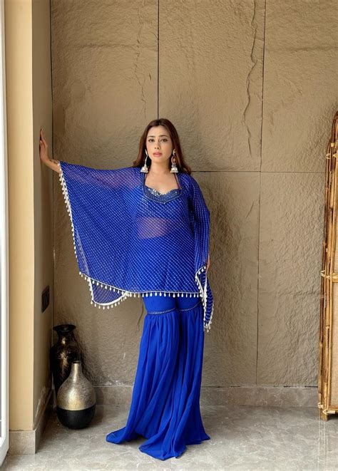 ANAYA ROYAL BLUE MOTHRA CO-ORD SET – Deasha India