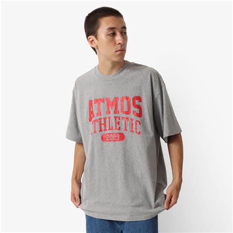 atmos Vintage College Logo T-shirts GREY（アトモス ヴィンテージ カレッジ ロゴ ティーシャツ-グレー ...
