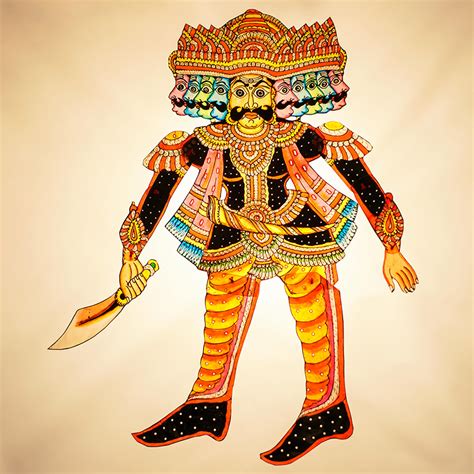 Buy Leather Puppet - Raavana Online On Zwende