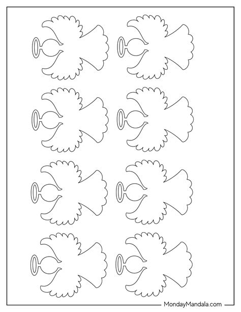 60 Angel Templates (Free PDF Printables) | Angel template free ...